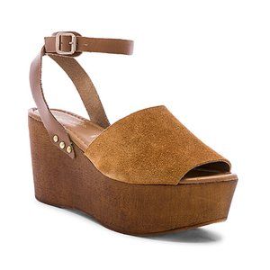 Revolve Suede Forward Wedge